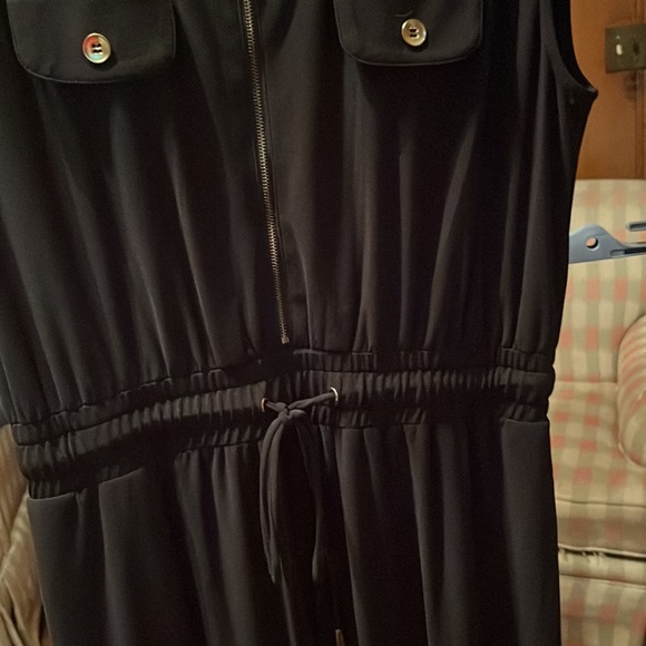 Emma & Michele size Large black long jumpsuit - Picture 5 of 7